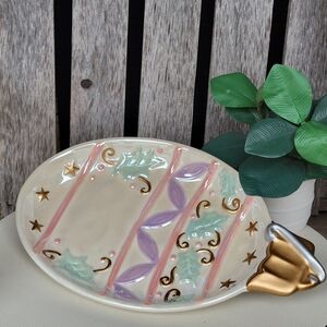 FIGI All That Glistens Christmas ornament shaped serving dish